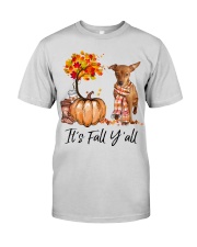 It is Fall - Miniature Pinscher Premium Fit Mens Tee tile
