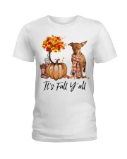 It is Fall - Miniature Pinscher Ladies T-Shirt tile