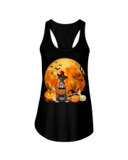 Moon Candy - BLACK Great Dane Ladies Flowy Tank tile