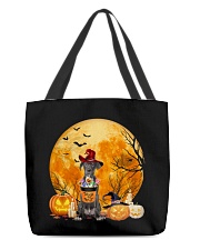 Moon Candy - BLACK Great Dane All-Over Tote tile