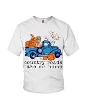 Blue Car - LEMON Beagle Youth T-Shirt tile