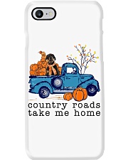 Blue Car - Dobermann Pinscher Phone Case tile