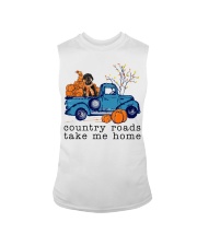 Blue Car - Dobermann Pinscher Sleeveless Tee tile