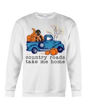 Blue Car - Dobermann Pinscher Crewneck Sweatshirt tile