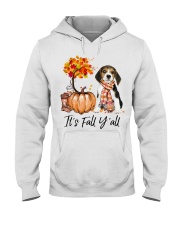 It is Fall - Beagle 1 Hooded Sweatshirt tile
