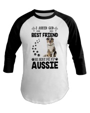 I Asked God for Friend - Aussie Baseball Tee tile