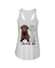 Your Friend CHOCOLATE lab Ladies Flowy Tank tile