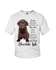 Your Friend CHOCOLATE lab Youth T-Shirt tile