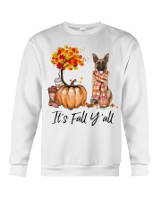 It is Fall - German Shepherd Dog Crewneck Sweatshirt tile