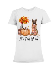 It is Fall - German Shepherd Dog Premium Fit Ladies Tee tile