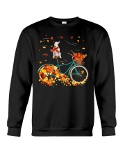 Autumn Bike - Bull Terrier 2 Crewneck Sweatshirt tile