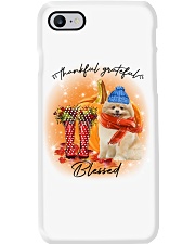 Grateful - CREAM Pomeranian Phone Case tile