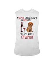 She Also Needs - Cavapoo Dog Sleeveless Tee tile