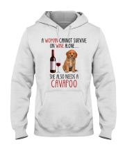 She Also Needs - Cavapoo Dog Hooded Sweatshirt tile