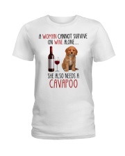 She Also Needs - Cavapoo Dog Ladies T-Shirt tile