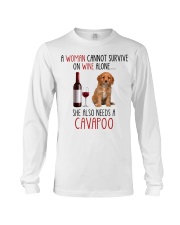 She Also Needs - Cavapoo Dog Long Sleeve Tee tile