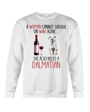 She Also Needs - Dalmatian Dog Crewneck Sweatshirt tile