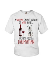 She Also Needs - Dalmatian Dog Youth T-Shirt tile