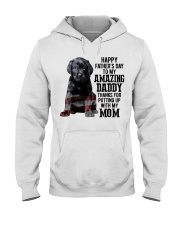 Happy Father Day - Black Labrador Hooded Sweatshirt tile