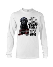 Happy Father Day - Black Labrador Long Sleeve Tee tile