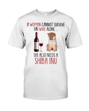 She Also Needs - Shiba Inu Dog Classic T-Shirt front