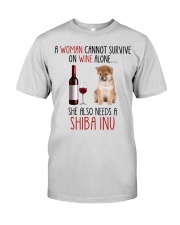 She Also Needs - Shiba Inu Dog Premium Fit Mens Tee tile