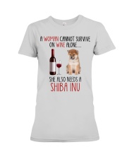 She Also Needs - Shiba Inu Dog Premium Fit Ladies Tee tile