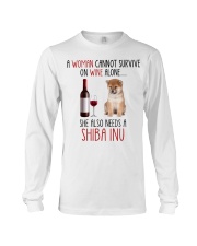 She Also Needs - Shiba Inu Dog Long Sleeve Tee tile