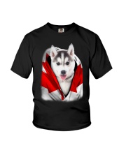 Canada Flag - Husky Youth T-Shirt tile