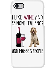 Three People - Spinone Italiano Phone Case tile