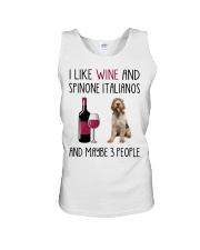 Three People - Spinone Italiano Unisex Tank tile