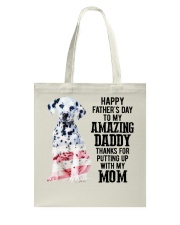 Father Day - Dalmatian Dog Tote Bag tile