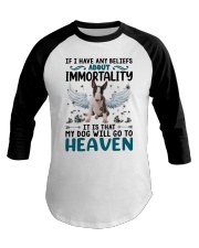 Immortality - Bull Terrier Baseball Tee tile