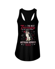 Best Therapy - Australian Shepherd 2 Ladies Flowy Tank tile