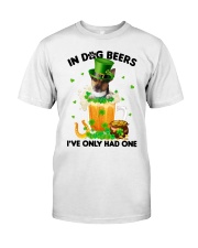 Dog Beers - Rat Terrier 2 Classic T-Shirt front