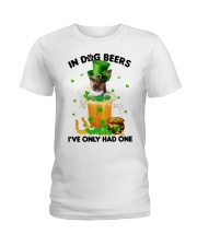 Dog Beers - Rat Terrier 2 Ladies T-Shirt tile