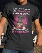Millionaire - Miniature Pinscher 1 Classic T-Shirt apparel-classic-tshirt-lifestyle-28
