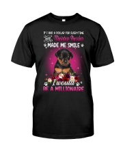 Millionaire - Miniature Pinscher 1 Classic T-Shirt front