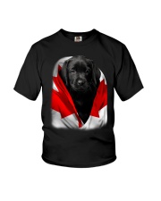 Canada Flag - Labrador Youth T-Shirt tile