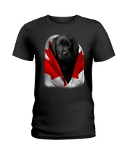 Canada Flag - Labrador Ladies T-Shirt tile