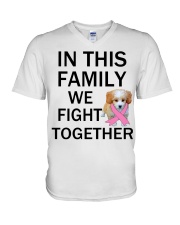 Fight Together - Shih-Poo V-Neck T-Shirt tile