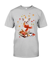Autumn Leaves Pink Nosed Chico Classic T-Shirt front