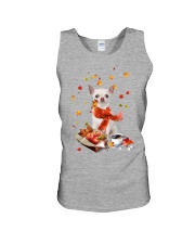Autumn Leaves Pink Nosed Chico Unisex Tank tile