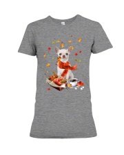 Autumn Leaves Pink Nosed Chico Premium Fit Ladies Tee tile