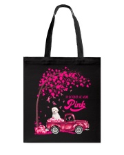LBN October Pink Truck Maltipoo 1 Tote Bag tile