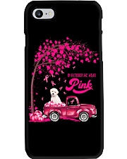 LBN October Pink Truck Maltipoo 1 Phone Case tile