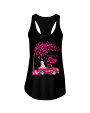 LBN October Pink Truck Maltipoo 1 Ladies Flowy Tank tile