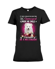 Millionaire - Samoyed Premium Fit Ladies Tee tile