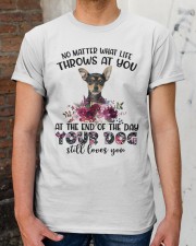 At The End - German Pinscher Classic T-Shirt apparel-classic-tshirt-lifestyle-30