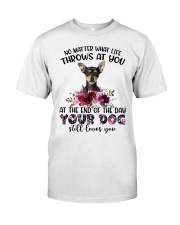 At The End - German Pinscher Classic T-Shirt front